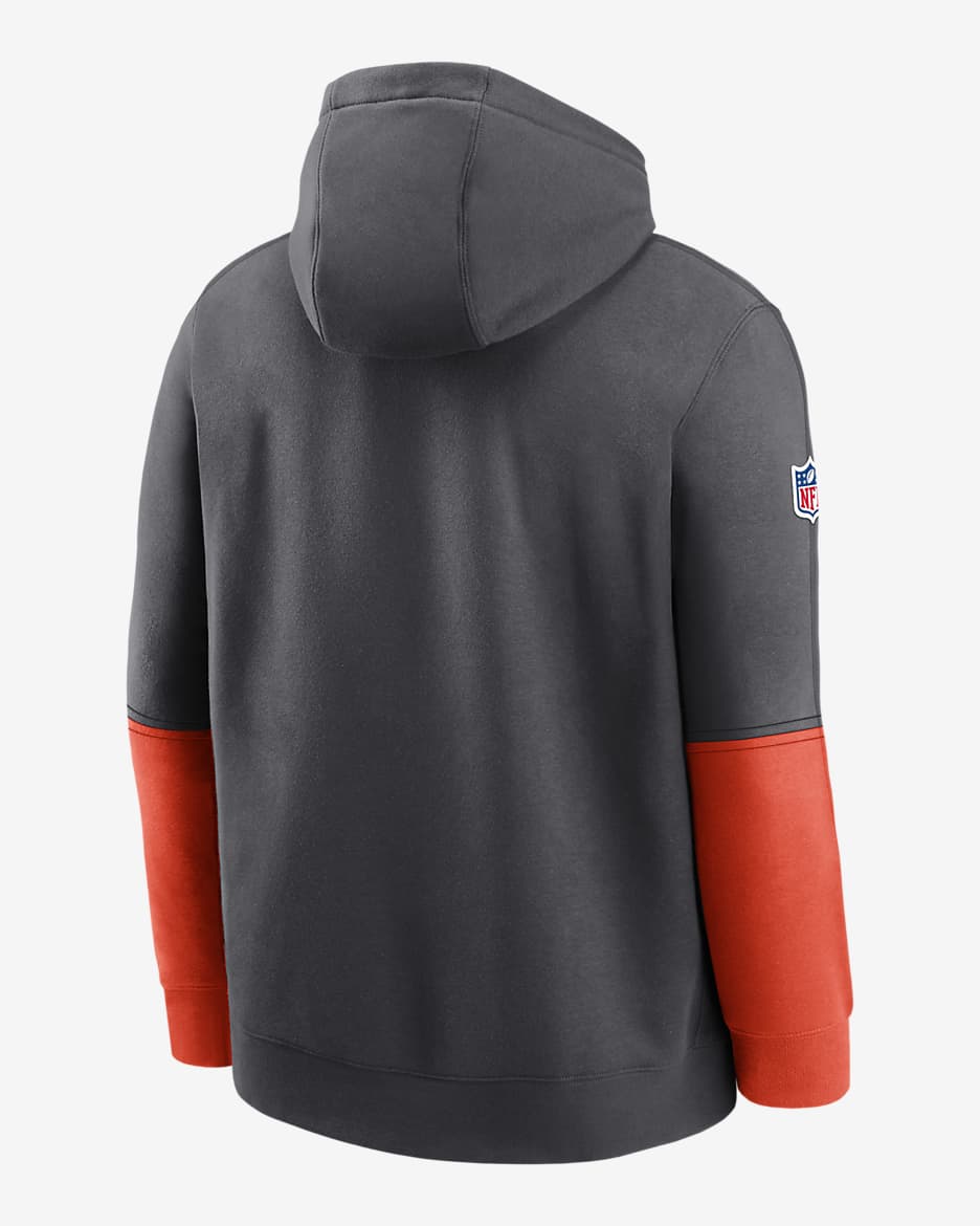 Cleveland Browns Sideline Team Issue Club Men s Nike NFL Pullover Hoodie. Nike